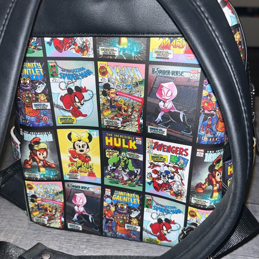 Loungefly Marvel Comic Print Backpack - image 5